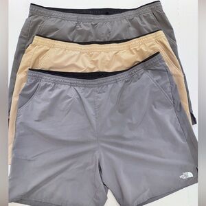 The North Face FlashDry XO Men’s Shorts XXL – Lot of 3 (Gray & Tan)